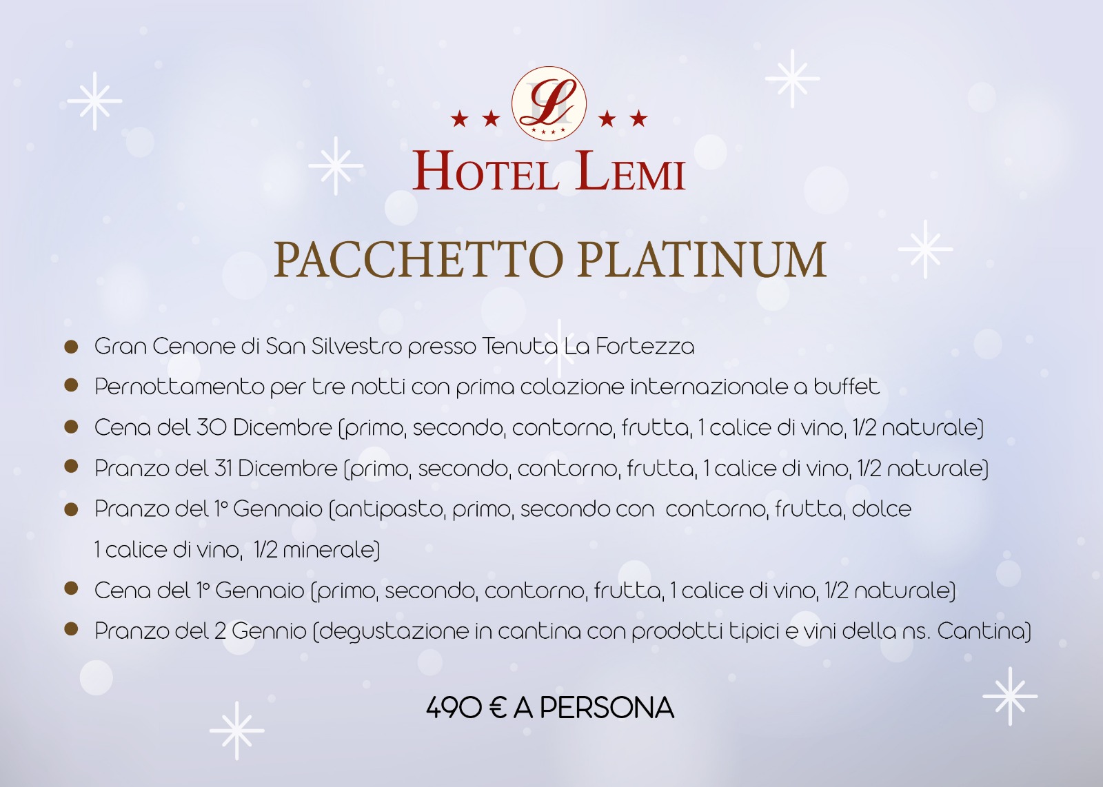 Pacchetto Platinum